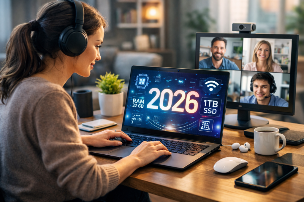 quais configurações um notebook precisa ter para home office
