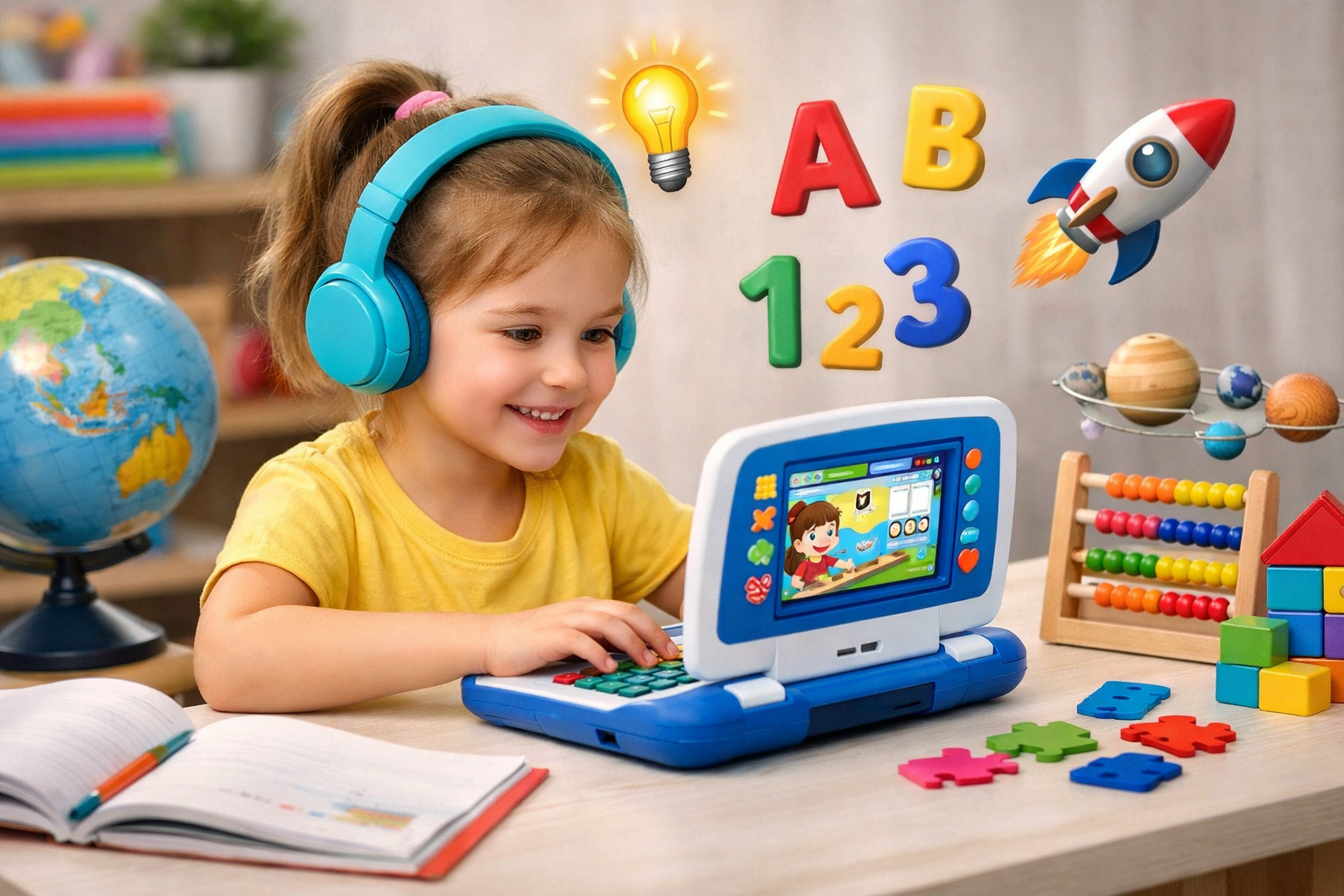 notebook infantil ajuda no desenvolvimento