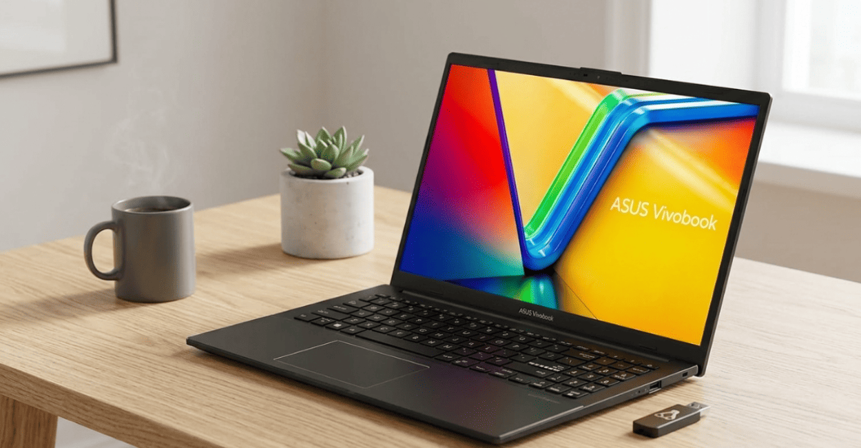 Notebook ASUS VivoBook Go 15 Ryzen 5 7520U com 8GB RAM e SSD 256GB