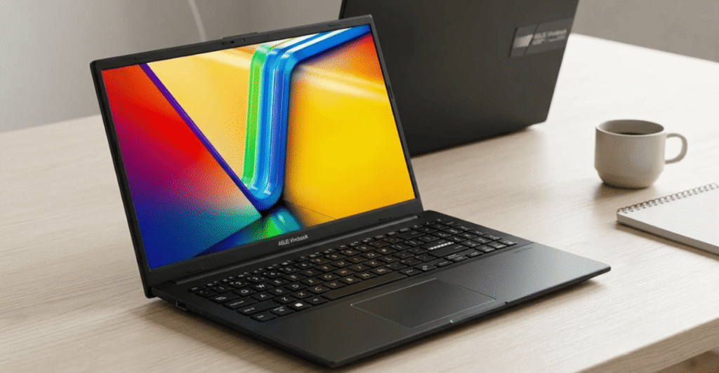 Notebook ASUS VivoBook Go 15 para estudos e produtividade