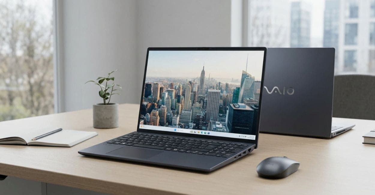 VAIO FE16 VJFE62F11X-B0321H é bom para produtividade e multitarefa
