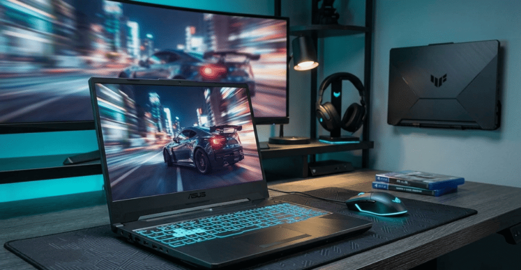 desempenho do ASUS TUF Gaming A15 RTX 3050 em jogos