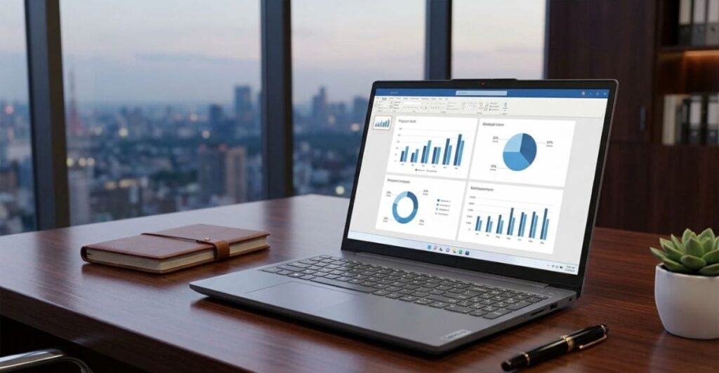Notebook Lenovo IdeaPad Slim 3 para produtividade e multitarefa